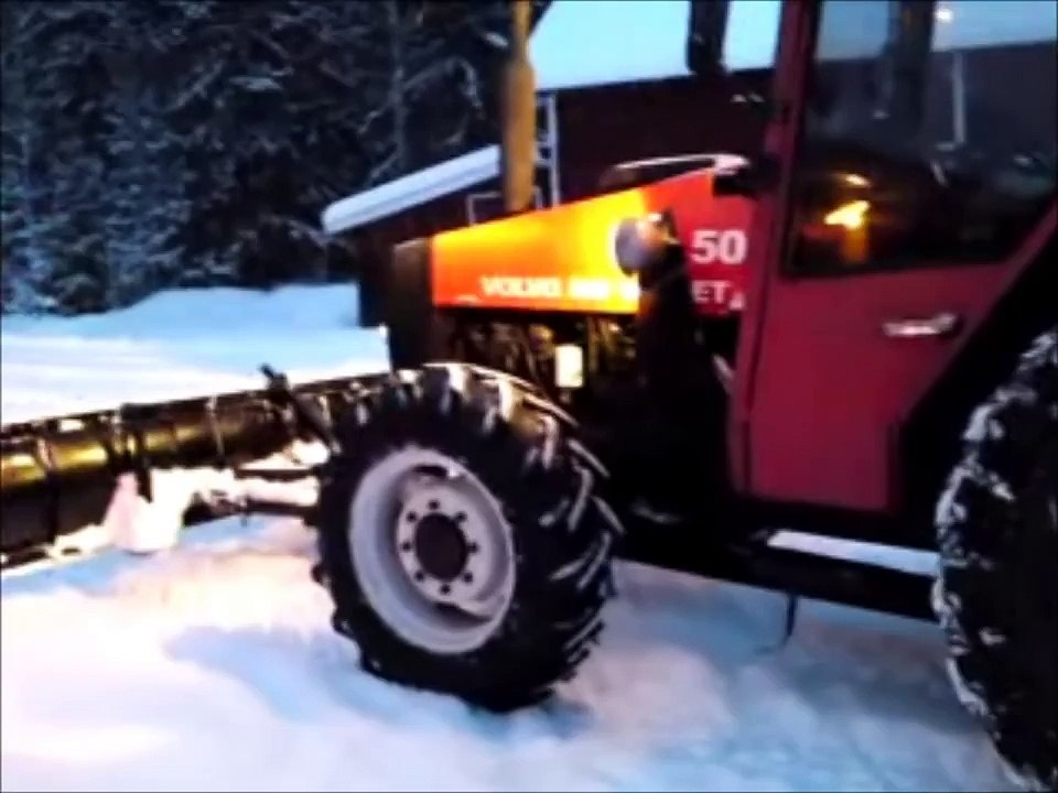 Snöröjning Valmet 505