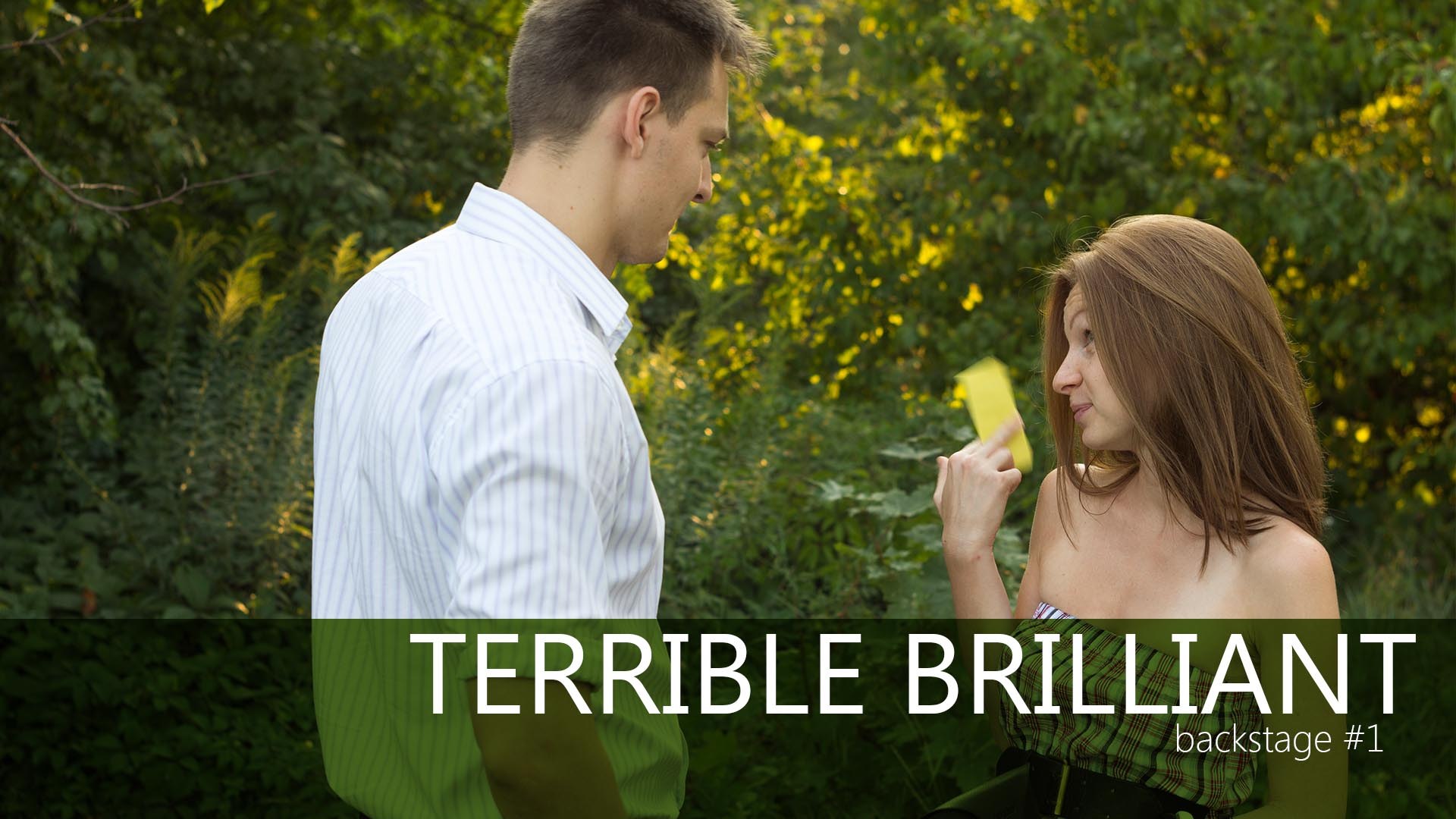 ⁣Terrible Brilliant (backstage scene) #1
