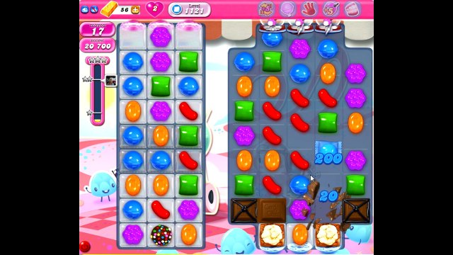 Candy Crush Saga level 1121