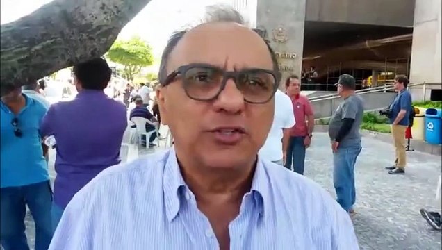 Protesto dos servidores públicos na Receita Federal