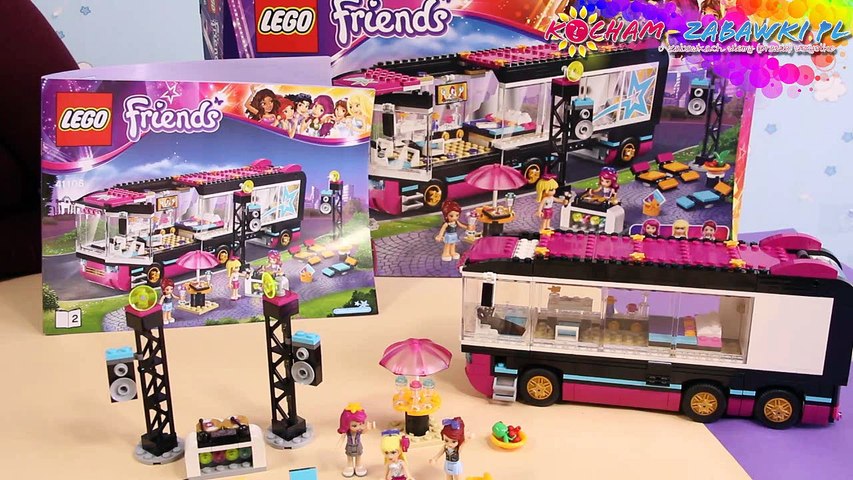 Pop Star Tour Bus / Wóz Koncertowy Gwiazdy Pop - Lego Friends - 41106 -  Recenzja - video Dailymotion