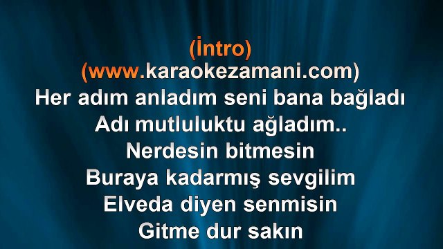 Gökhan Türkmen - Rüya - 2010 TÜRKÇE KARAOKE