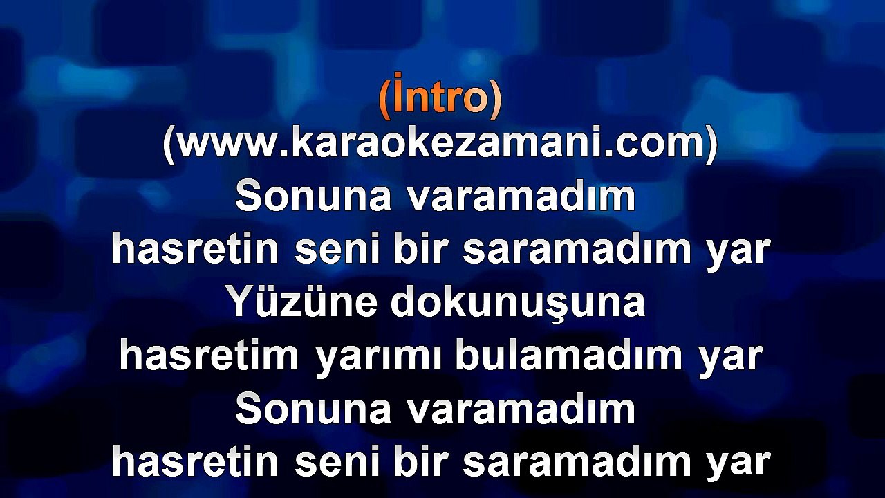 Gökhan Yılmaz - İçimi Yakan Dilber - (2014) TÜRKÇE KARAOKE