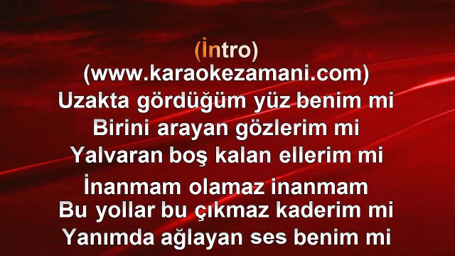 Göksel - (Ajda Pekkan ) - İnanmam - 2009 TÜRKÇE KARAOKE