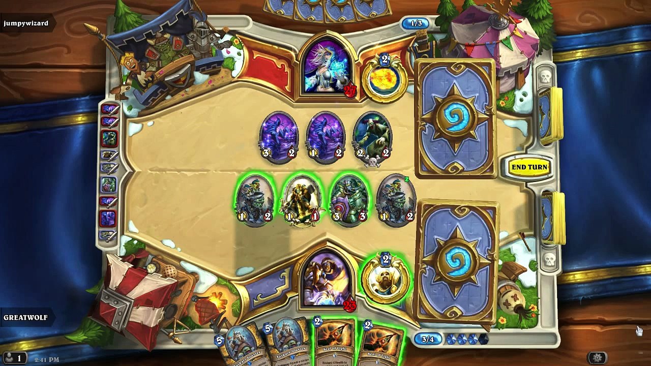Hearthstone - The Grand Tournament Gamescom 2015 Paladin gameplay