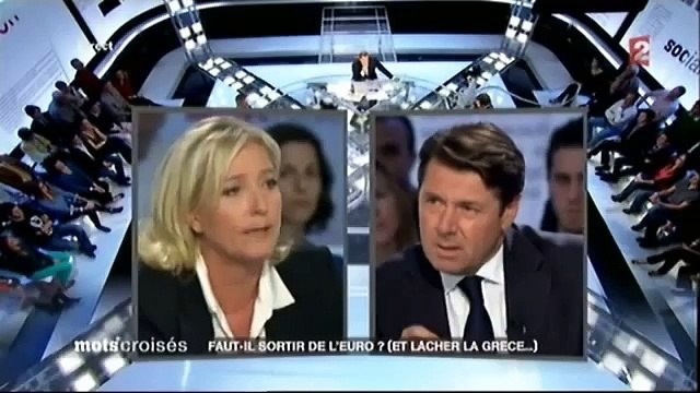 Mots Croisés : Interventions de Marine Le Pen et Jacques Sapir (Compil. 1)