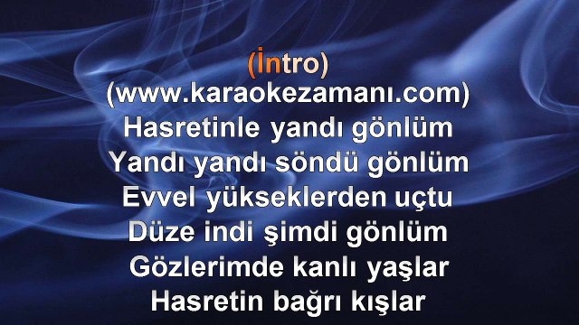 Göksel - Hasretinle Yandı Gönlüm - 2010 TÜRKÇE KARAOKE