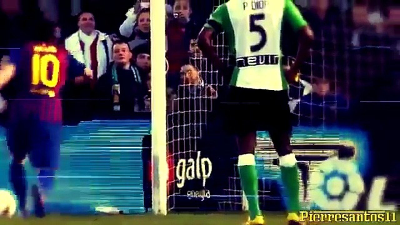 Leo Messi technique and stunning feints.