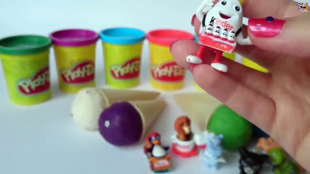 Play Doh Ice Cream Unboxing / kolorowe lody z zabawkami
