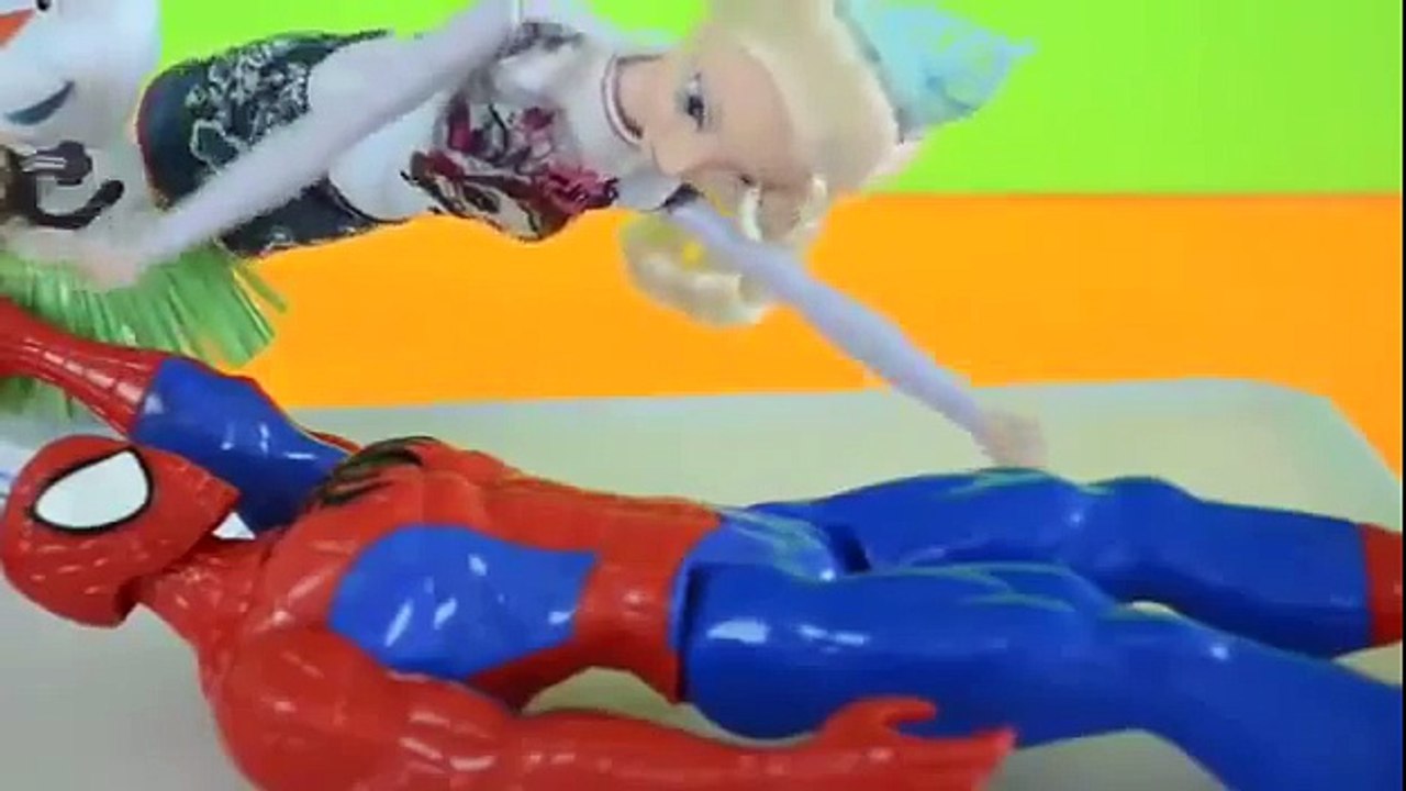 Elsa Frozen Homem Aranha Play doh Massinha de Modelar Novelinha Portugues com Olaf