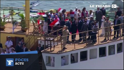 L'extension du canal de Suez inaugurée en grande pompe