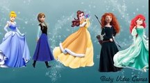 Frozen Cinderella Disney Princesses Nursery Rhymes & Kids Music Videos Finger Family