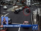 Graves infracciones de tránsito son captadas por las cámaras de la AMT