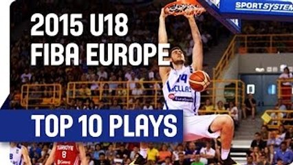 Top 10 Plays - 2015 U18 European Championship Men