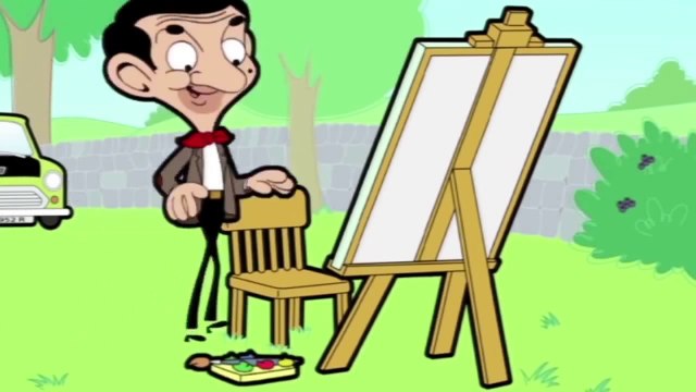 Mr Bean - Painting the countryside malerei Artful Bean HD