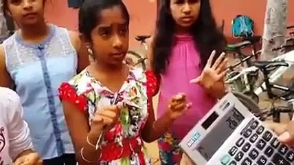 Un calcul mental très rapide en Inde
