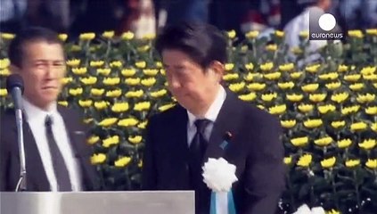 Συγκινητική τελετή μνήμης στη Χιροσίμα