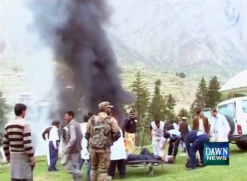 Pakistan military helicopter crash kills 9