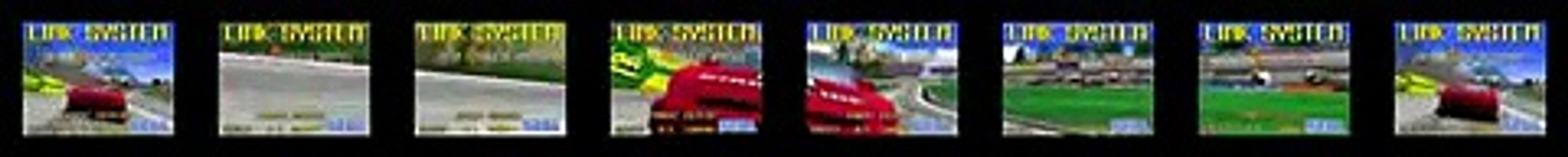 Model 2 Emulator Daytona USA 8 Player Demo Showcase