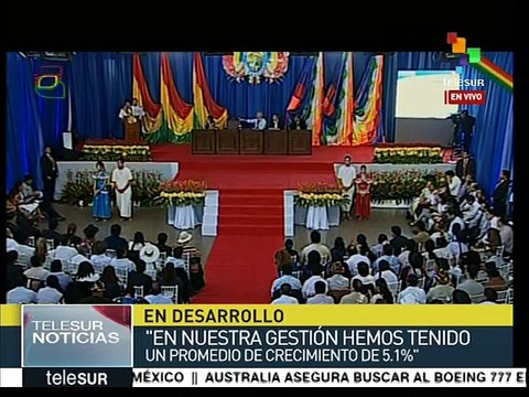 Bolivia: Evo Morales presenta informe de gestión