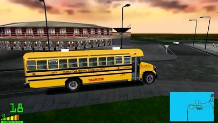 mm2 遊車河 (768) Blue Bird vision School bus in Euro City sajmon14