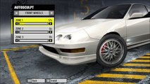 Need For Speed - Pro Street - Acura Integra Type R - Tuning, Modifying and Testing