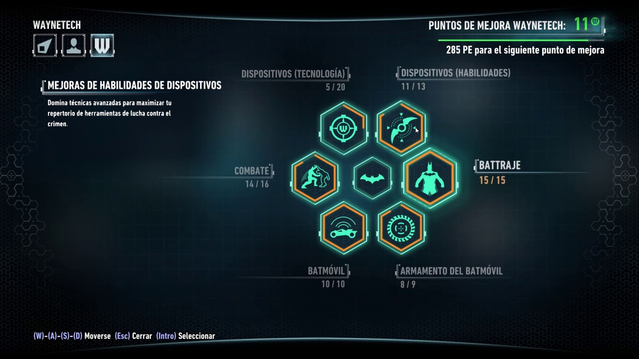Batman  Arkham Knight PC Truco potenciar todo al maximo