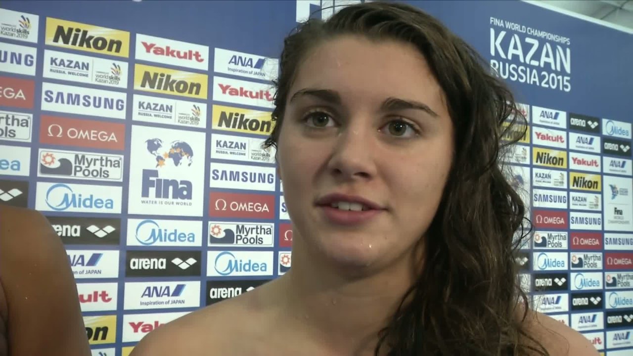 Natation - ChM (F) - 4x200m : Hache «Que du positif»