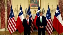 Secretary Kerry Delivers Remarks With Chilean President Pinera
