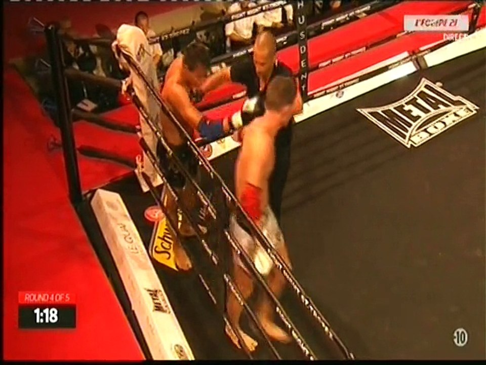 Jimmy VIENOT vs YODWICHAI Por Boonsit 2ème partie (FIGHT NIGHT ST TROPEZ 4.8.2015)