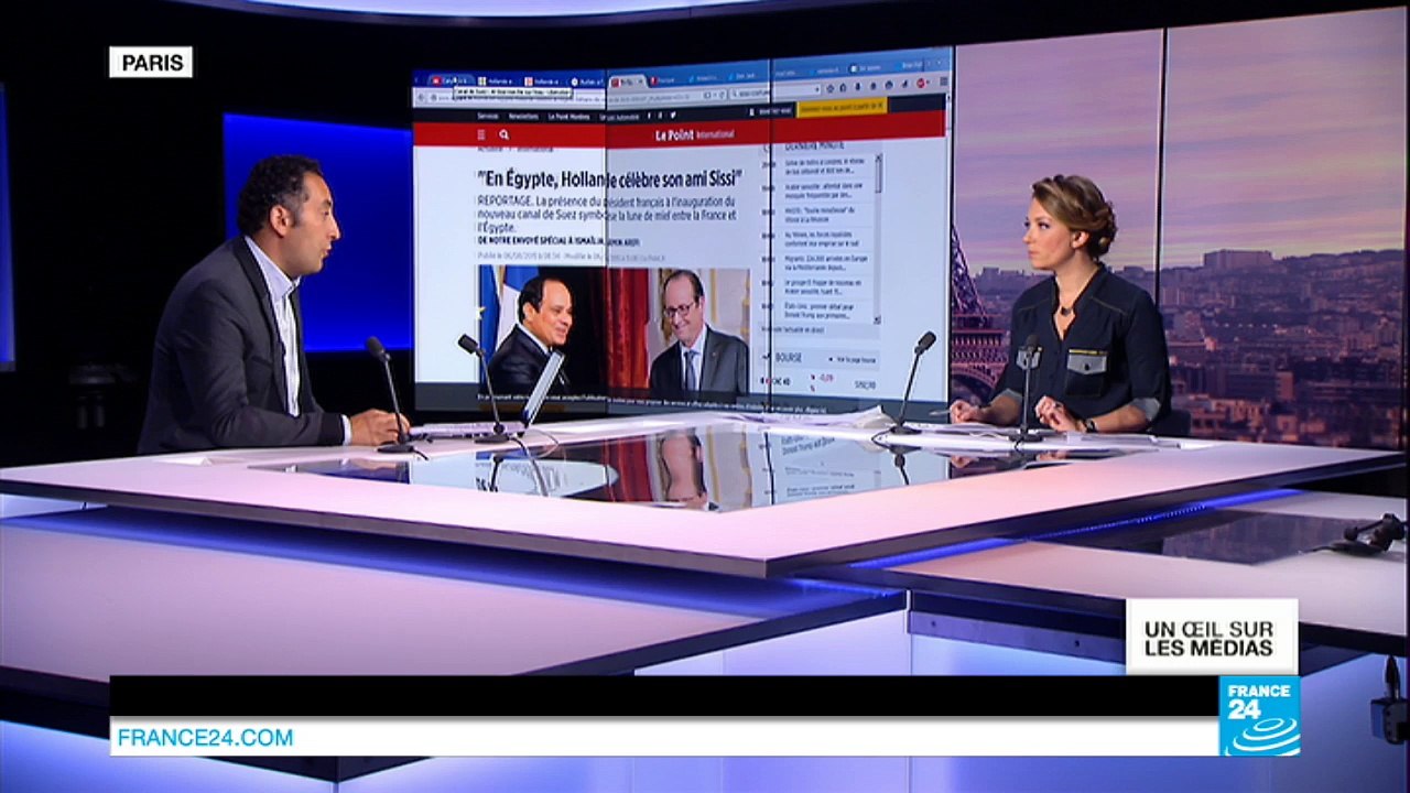 Canal de Suez: Hollande aux premières loges