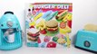 Burger Deli Set Dough Playset Make Your Own Hamburger Hot Dog French Fries Toy Food Play Doh Food