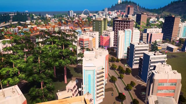 Cities Skylines, After Dark Expansion - Reveal Trailer - GAM