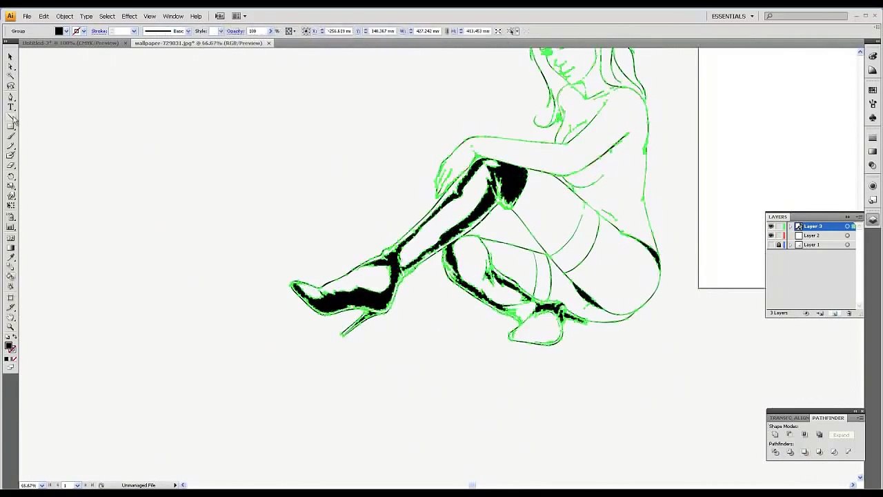 TUTORIAL "HOW TO DO A VECTOR PINUP IN ADOBE ILLUSTRATOR"