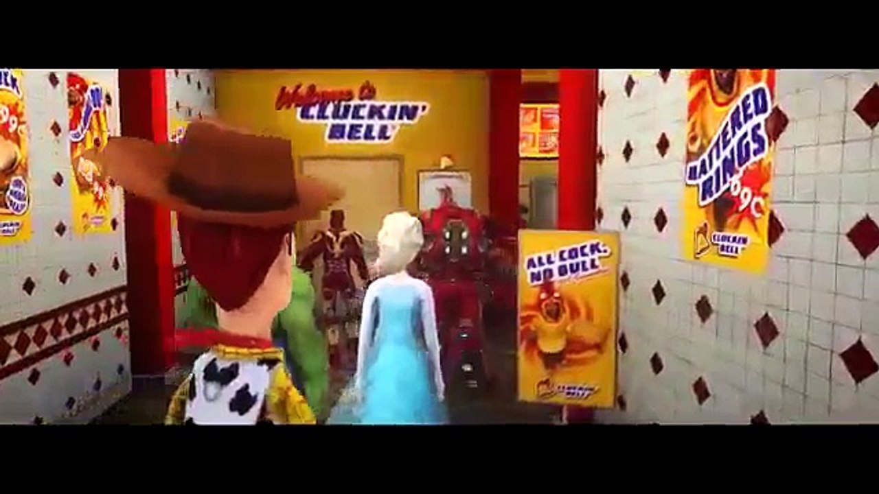 Wheels On The Bus Go Round And Round Hulk Spiderman Frozen Kids' Songs | Nursery Rhymes for Childre