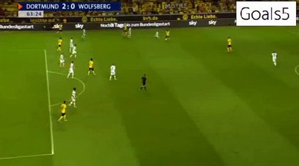 Pierre-Emerick Aubameyang Goal Dortmund 2 - 0 AC Wolfsberger Europa League 6-8-2015