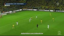 Aubameyang INCREDIBLE Miss | Borussia Dortmund v. Wolfsberger - Europa League 06.08.2015 HD