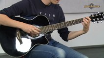Single Cutaway Electro Acoustic Guitar by Gear4music