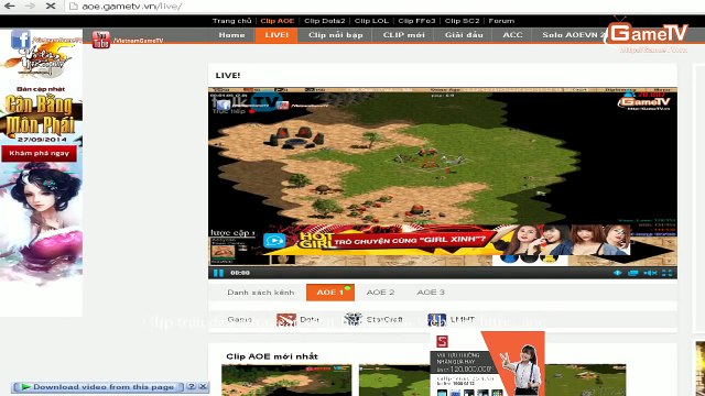 GameTV vs Hà Nội Legend Ngày 27 09 2014 C3T2