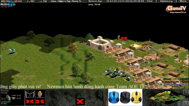 AOE Highlights - Gunny cầm Roman chém quá khủng khiếp