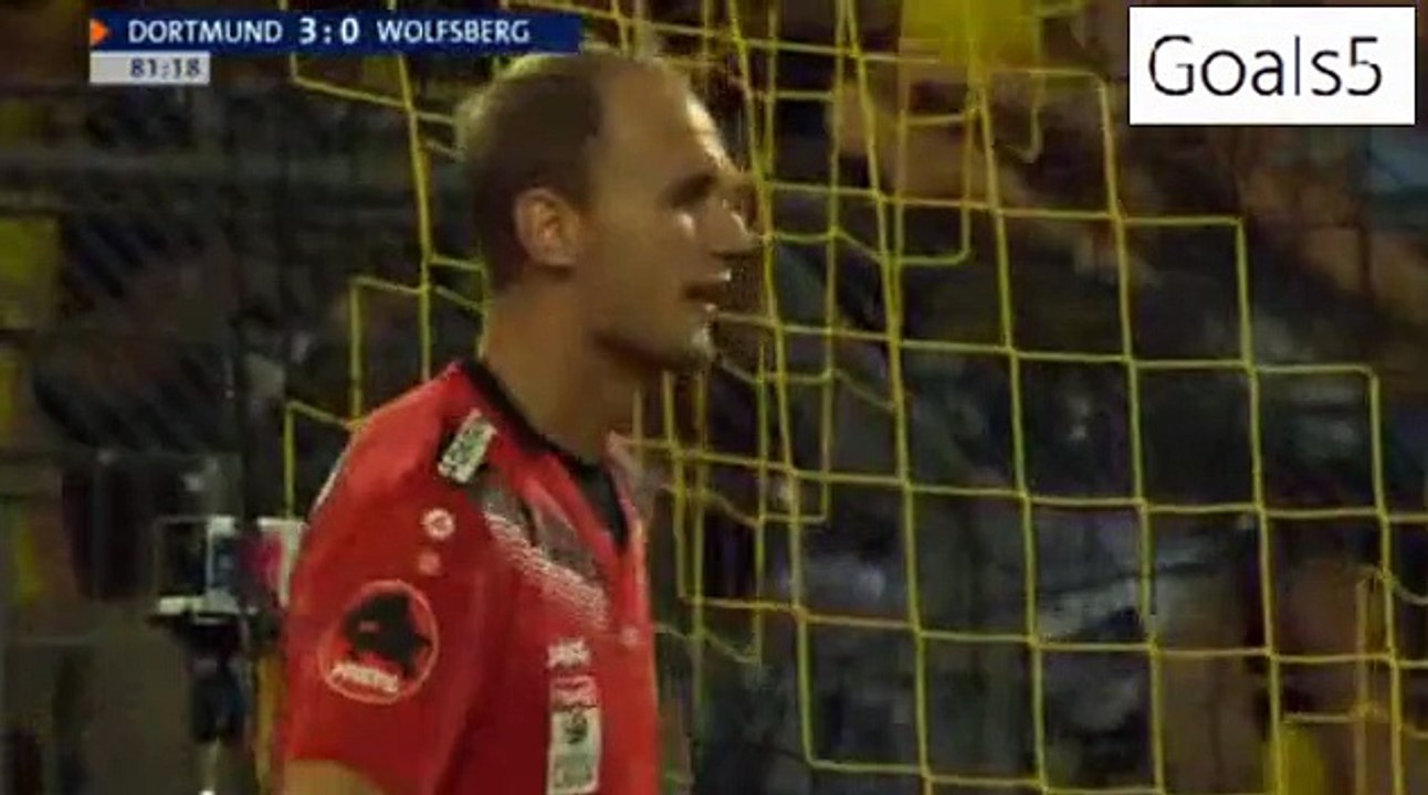 Henrikh Mkhitaryan 2 nd Goal Dortmund 4 - 0 AC Wolfsberger Europa League 6-8-2015