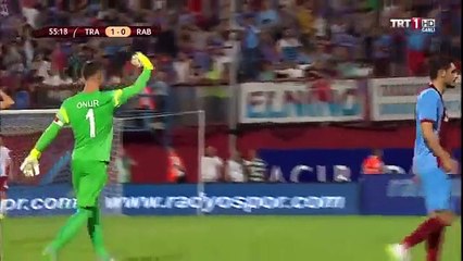 Trabzonspor 1-0 Rabotnicki All goals & Highlight - Qualification UEL 06-08-2015