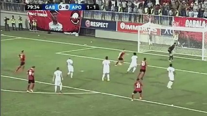 FK Qebele 1 - 0 Apollon Limassol All goals & Highlight - Qualification - UEL 06-08-2015