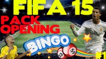 FIFA 15 PACK OPENING BINGO I BEST PACKS EVER I FIFA 15 ULTIMATE TEAM FACECAM