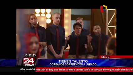 Coreanos sorprenden con espectacular presentación en programa de talentos