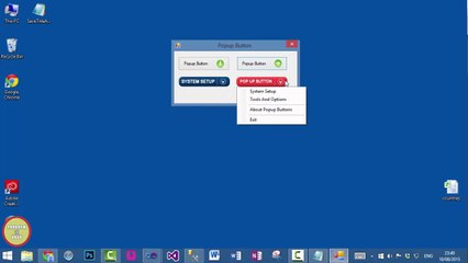 VB.NET How to Create Popup Button In Urdu