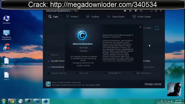 Advanced SystemCare Pro 8.3.0 Full 2015 + Crack