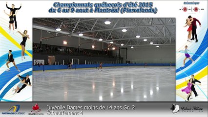 Pré-Juvénile Dames moins de 11 ans Gr. 1 - Échauffement 3 (REPLAY) (2015-08-06 23:51:05 - 2015-08-07 03:14:12)