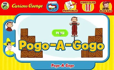 Curious George Pogo A GoGo Cartoon Animation PBS Kids Game Play Walkthrough