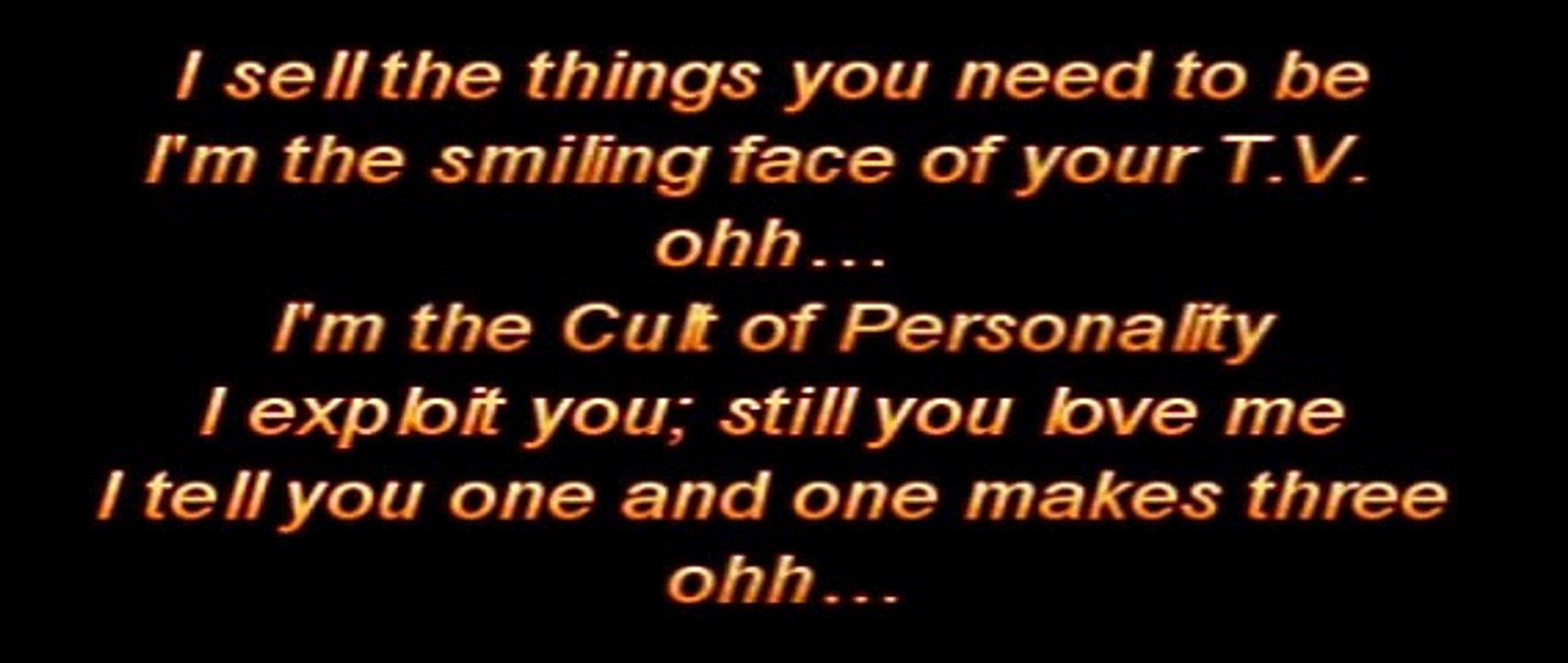 cult of personality lyrics